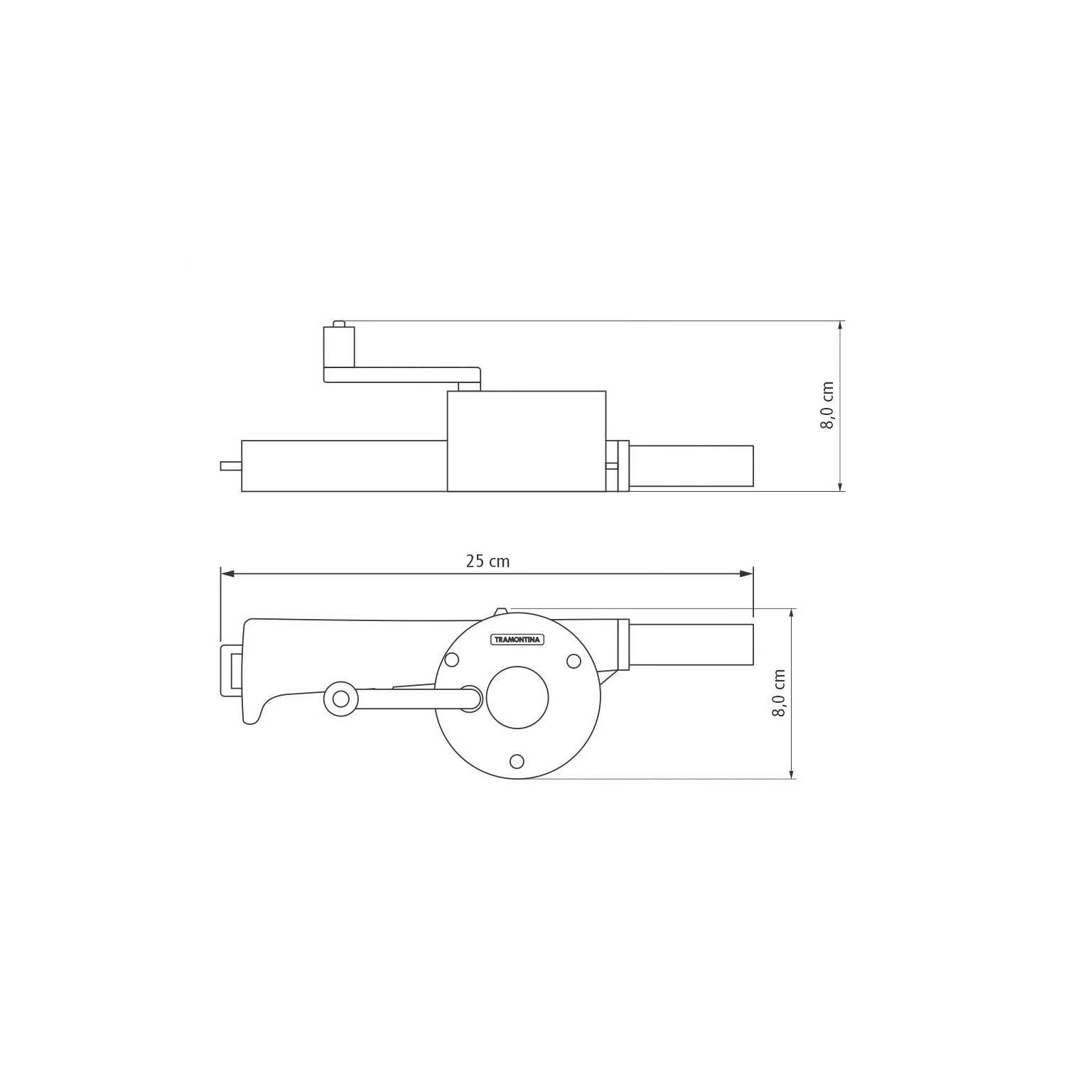 Tramontina Polypropylene Charcoal Blower - Image 2