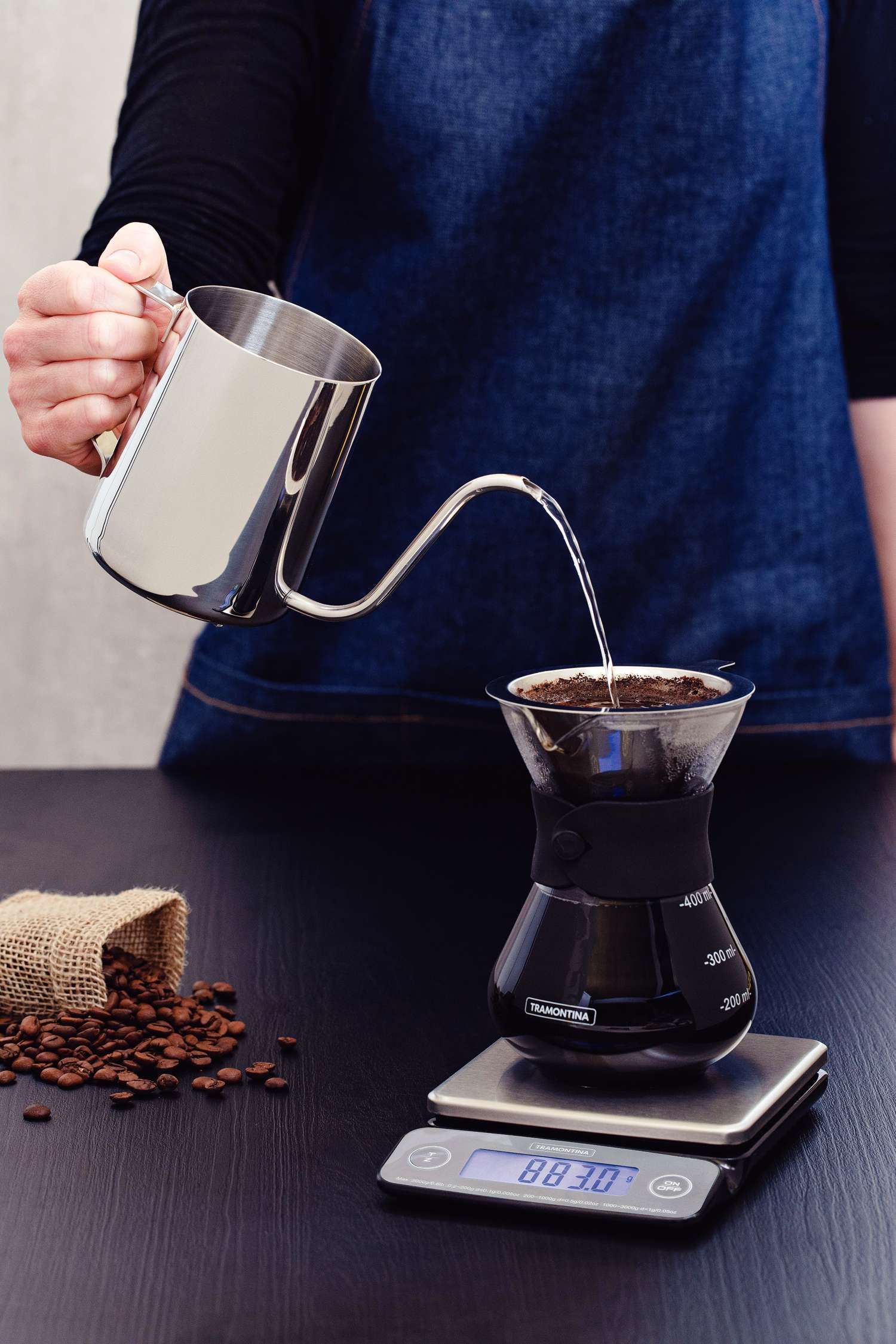 Tramontina Pour Over Coffee Maker with Stainless Steel Filter (400ml) - Image 7