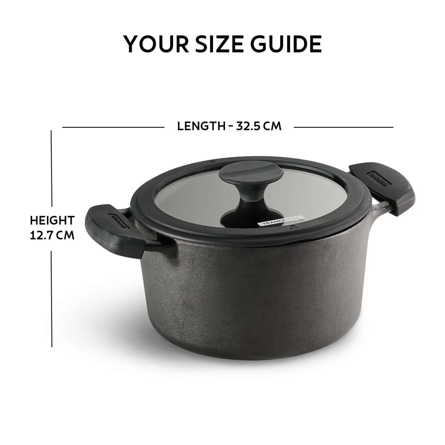 Tramontina Pre-seasoned Cast Iron Casserole 24 cm - Image 7