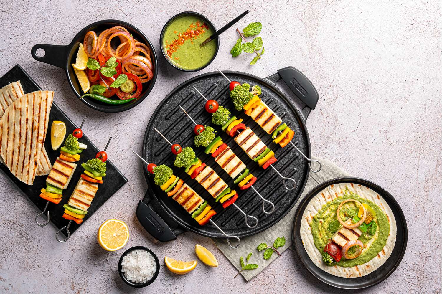 Tramontina Pre-seasoned Cast Iron Double Sided 2 in 1 Griddle Pan 30 cm - Image 7