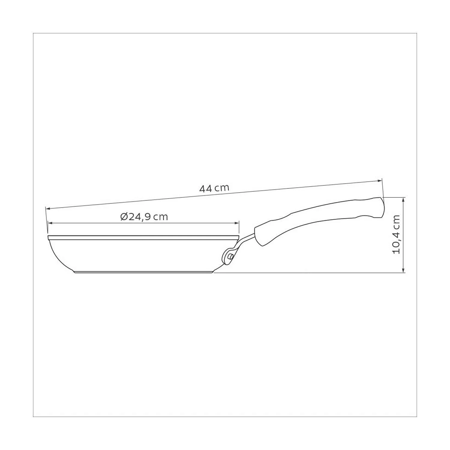 Tramontina Non-Stick Frying Pan 24cm - 1.6l - Image 6
