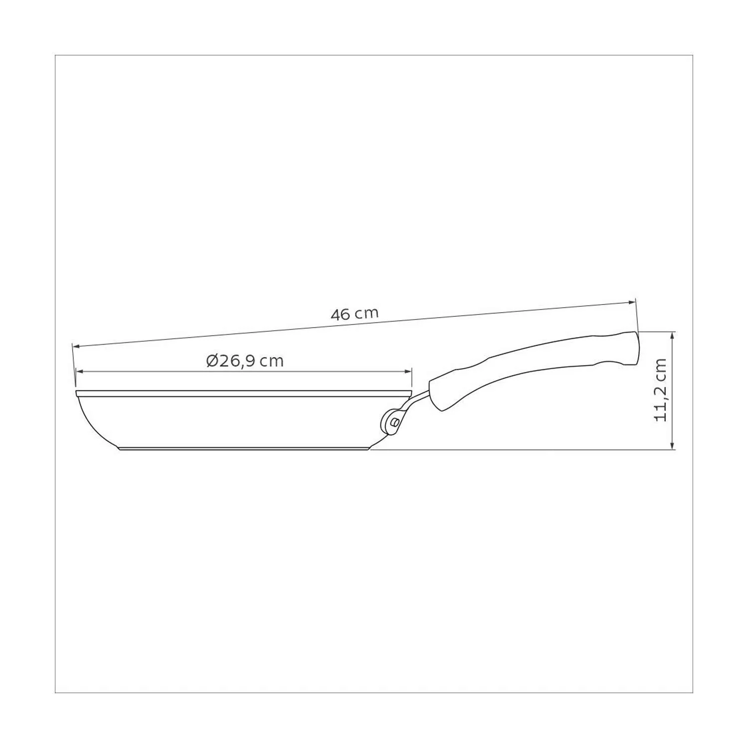 Tramontina Non-Stick Frying Pan 26cm - 2.0l - Image 6