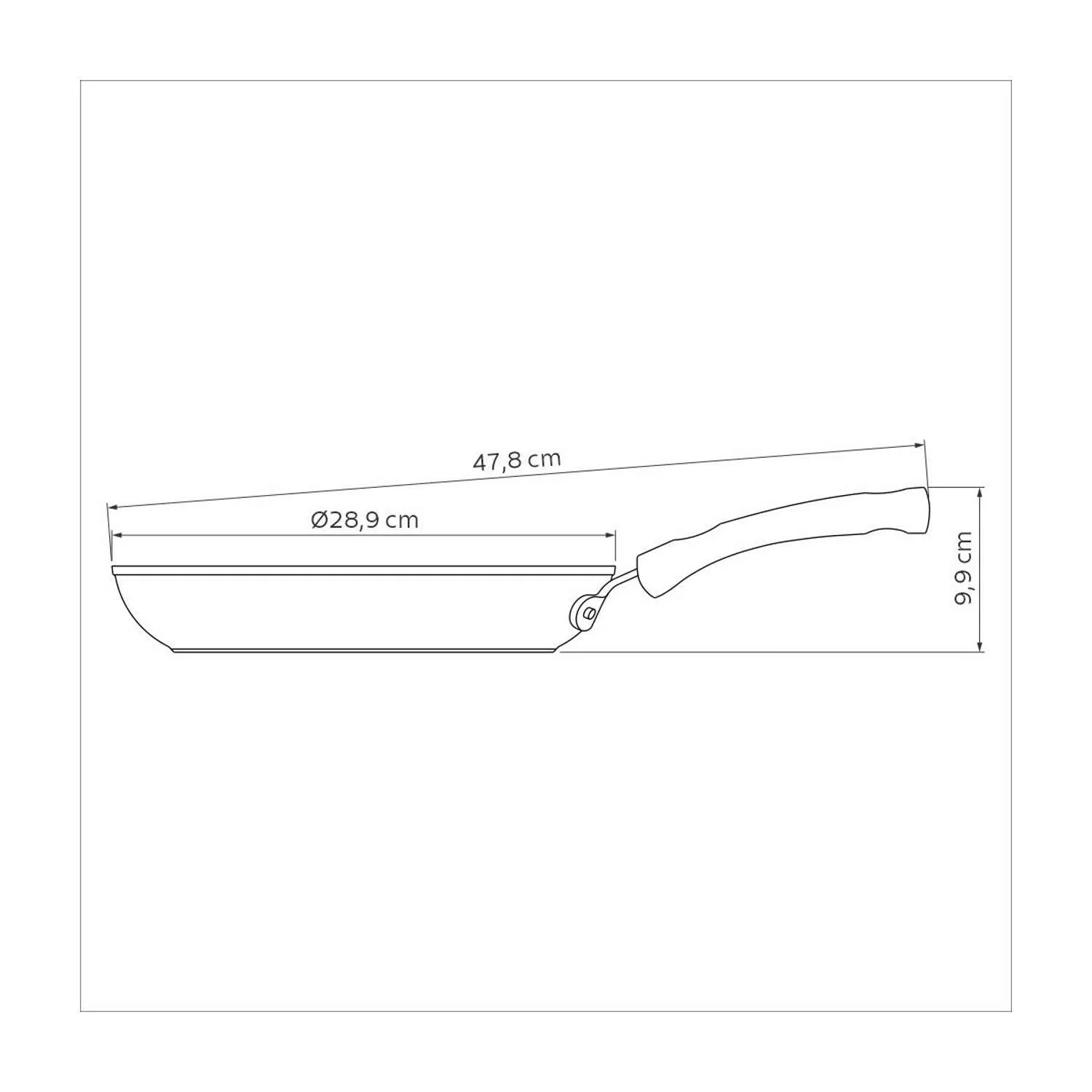 Tramontina Non-Stick Frying Pan 28cm - 2.4l - Image 6