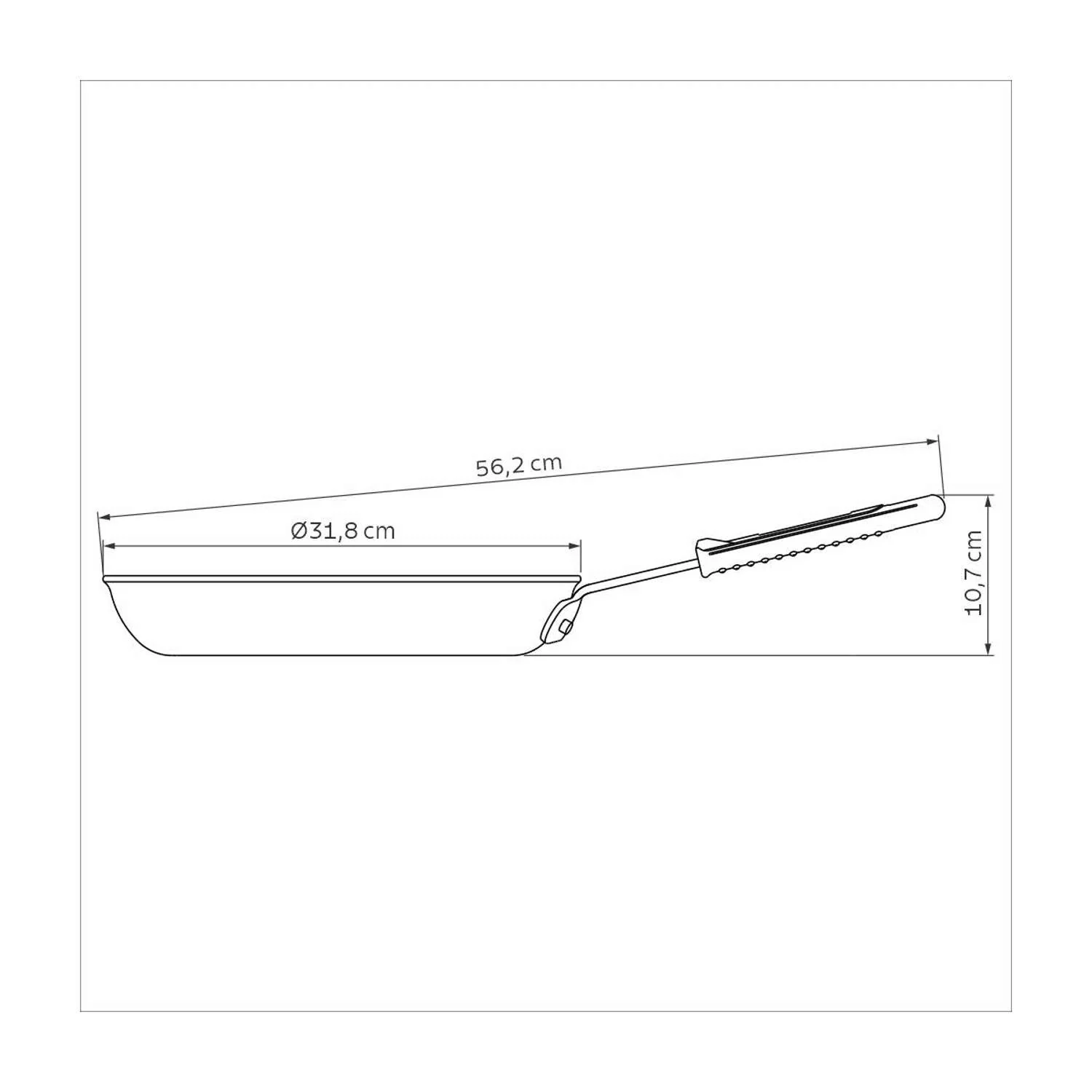 Tramontina Non-Stick Frying Pan 30cm - 3.0l - Image 4