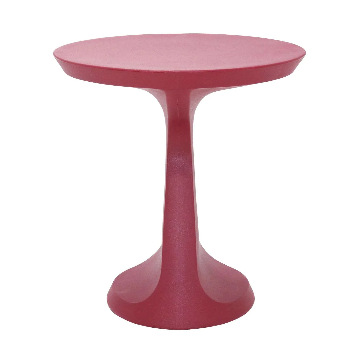 Tramontina Salut Polyethylene Coffee Table (Burgundy) - Image 2