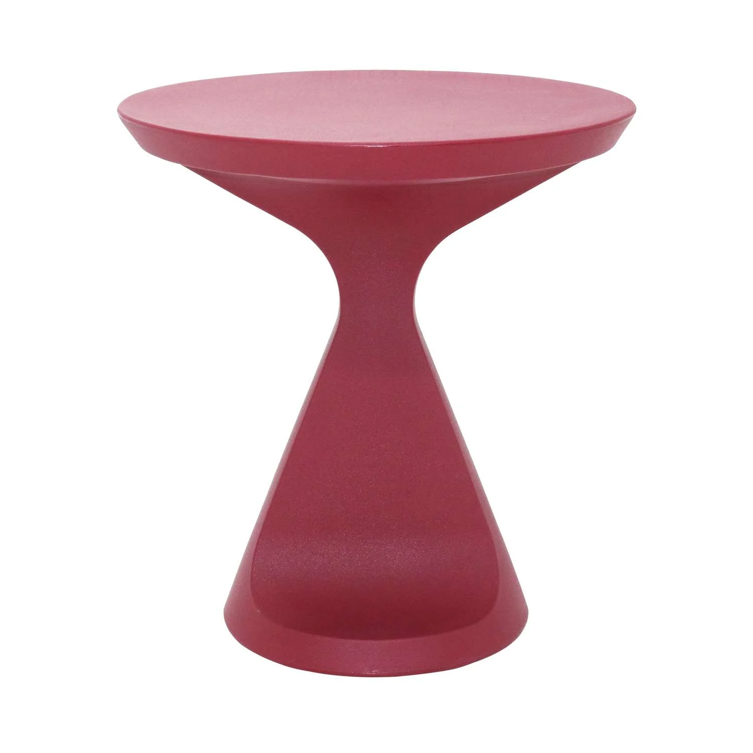 Tramontina Salut Polyethylene Coffee Table (Burgundy) - Image 3