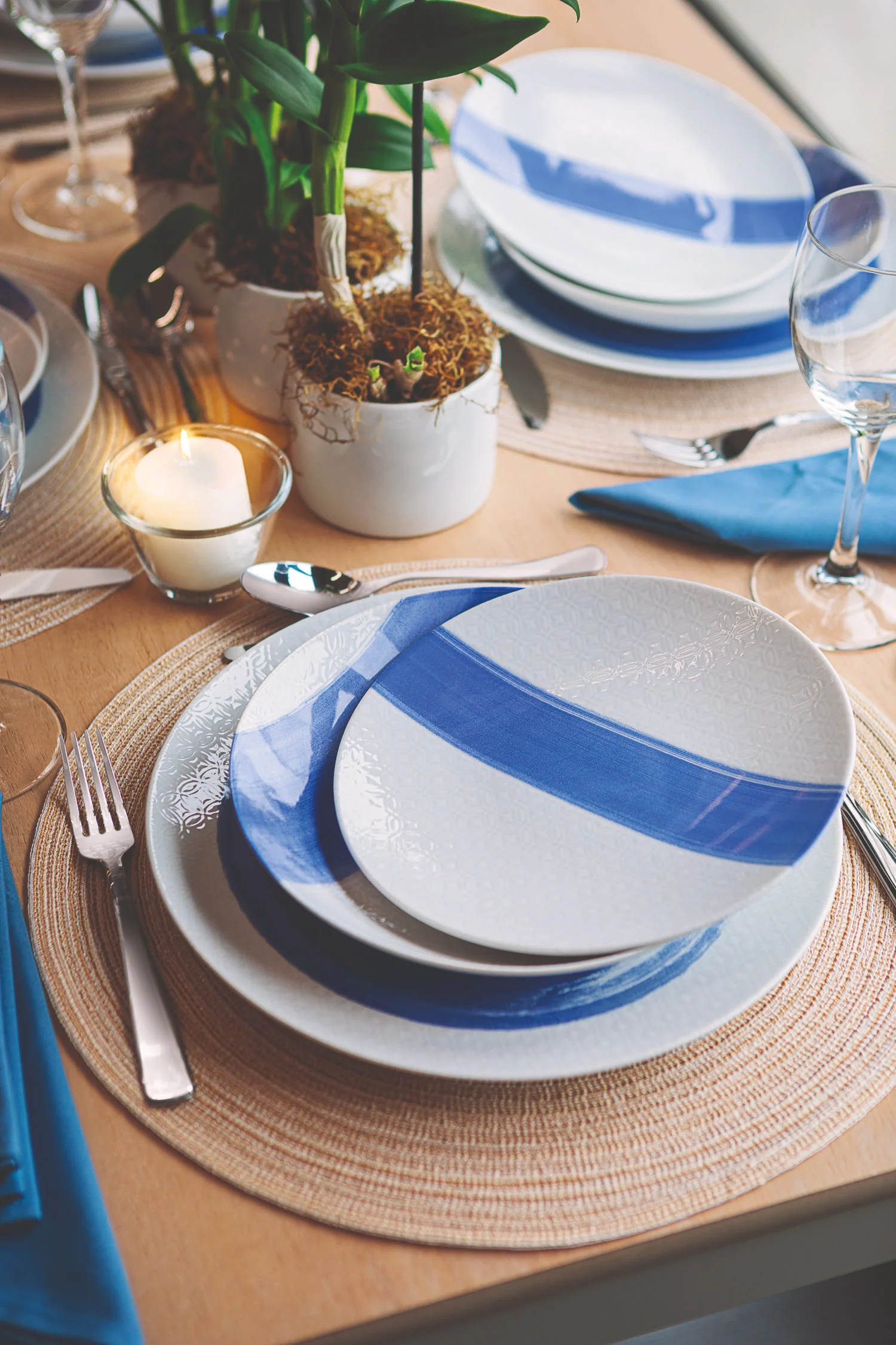 Tramontina Soho 6 Pcs. Fine Porcelain Deep Plate Set 22 cm - Image 5