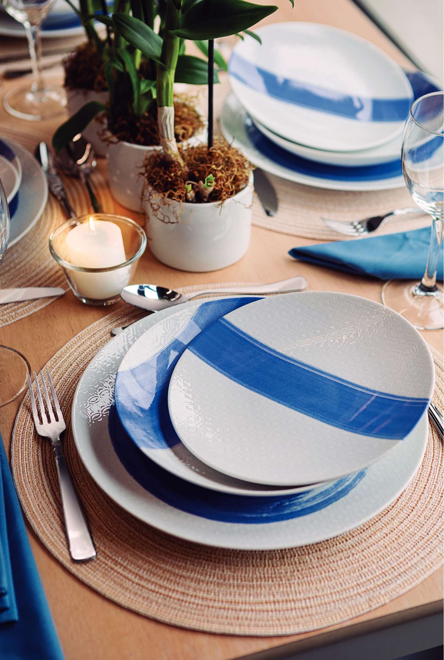 Tramontina Soho 6 Pcs. Fine Porcelain Dinner Plate Set 28 cm - Image 5