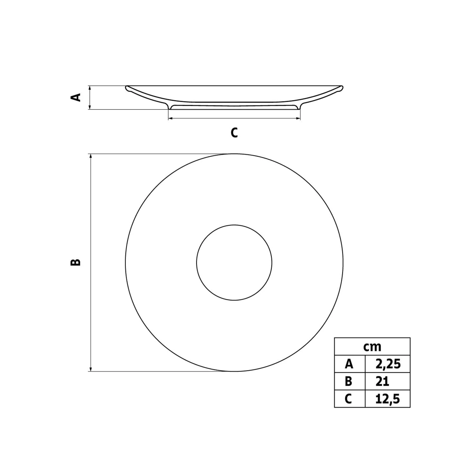 Tramontina Soho 6 Pcs. Fine Porcelain Side Plate Set 21 cm - Image 7