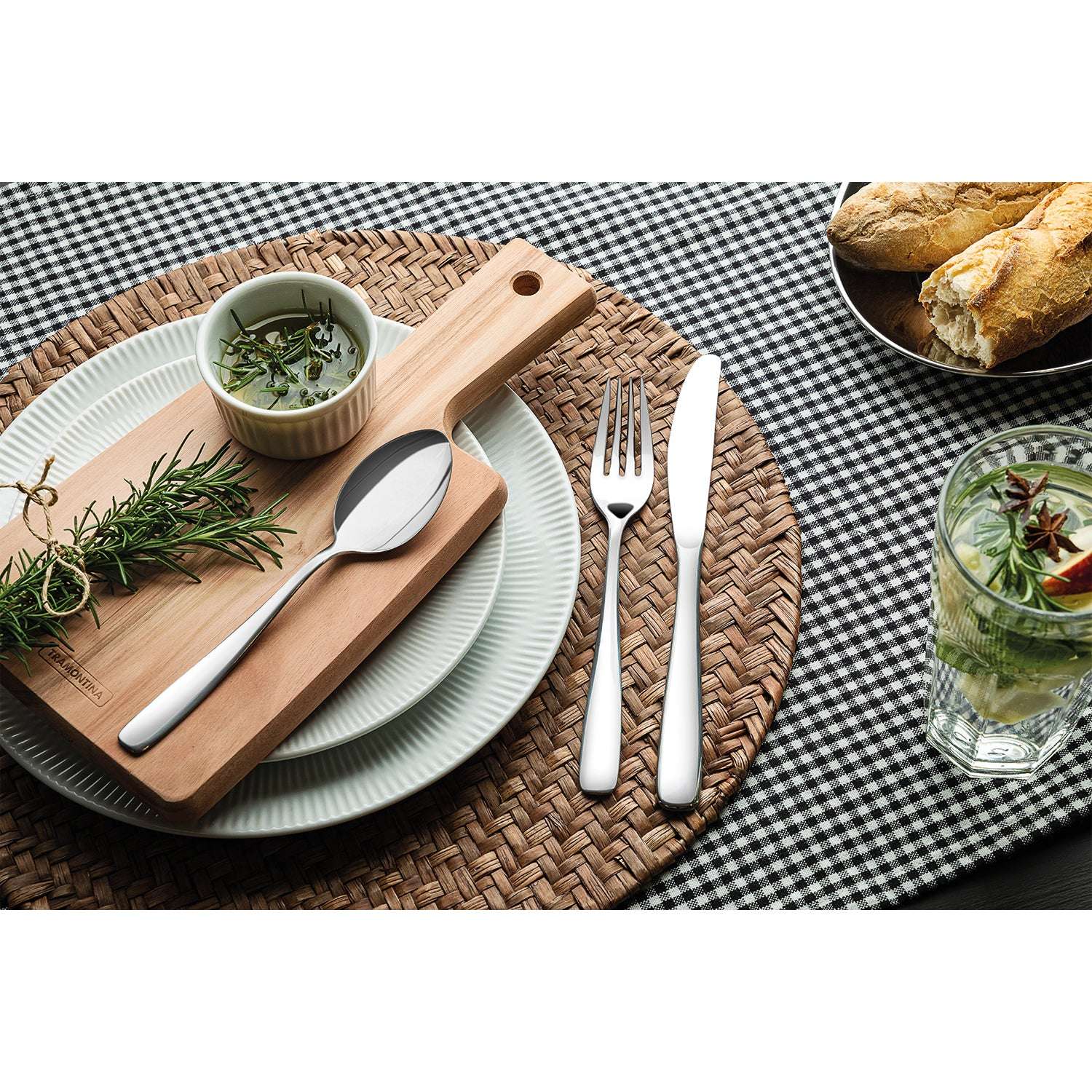 Tramontina Stainless Steel 24 Pcs. Cutlery Set - Image 10