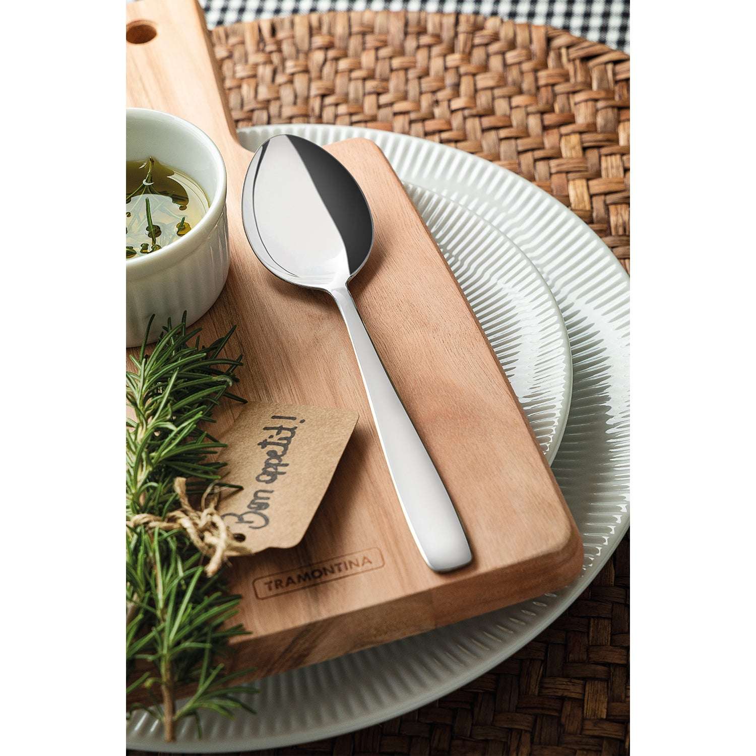 Tramontina Stainless Steel 24 Pcs. Cutlery Set - Image 13