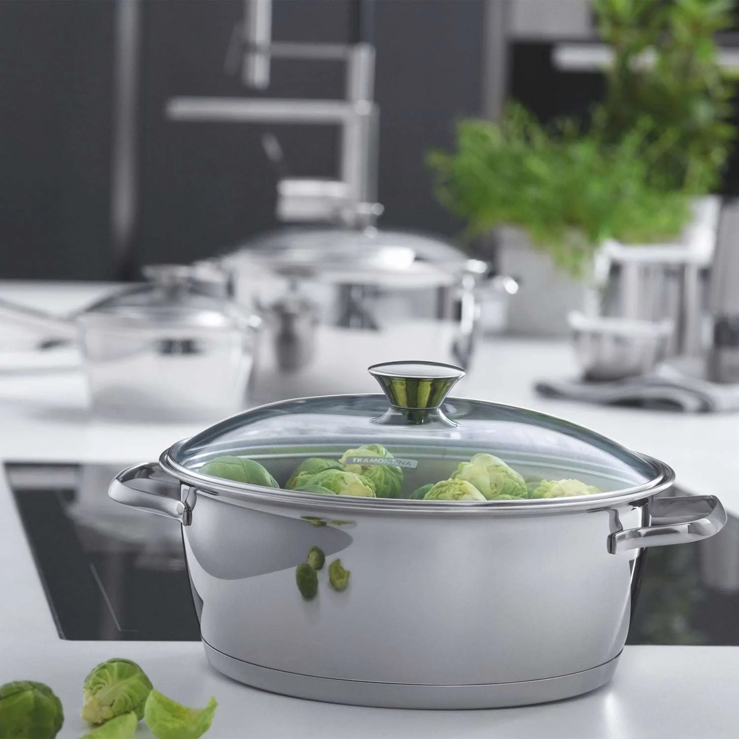 Tramontina Stainless Steel 3 Pcs. Cookware Set - Image 3
