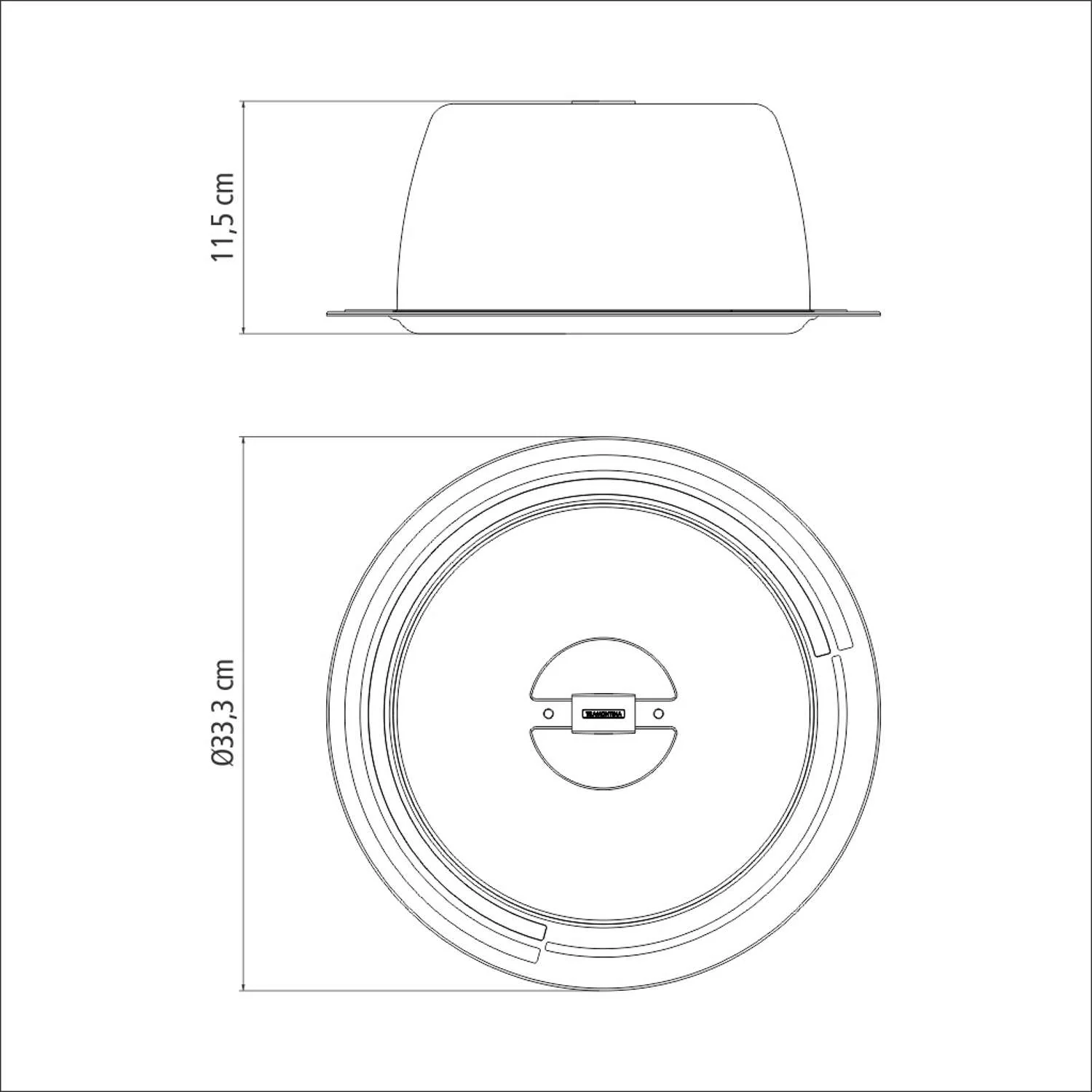 Tramontina Stainless Steel Cake Set 33cm - Image 8