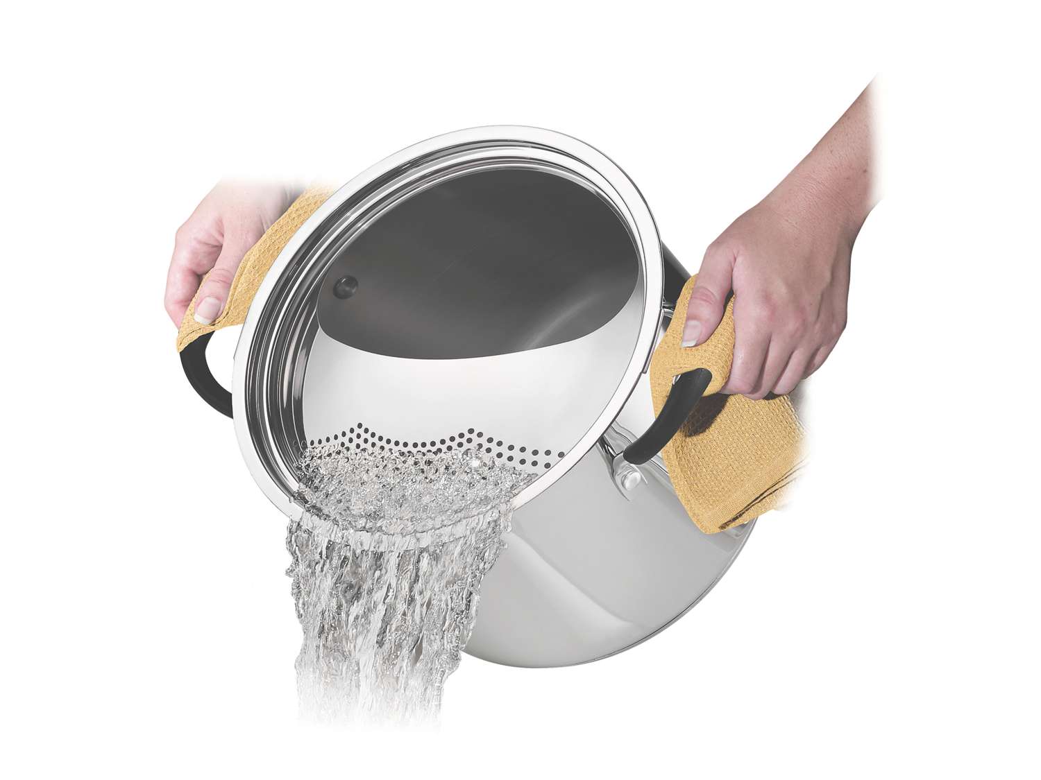 Tramontina Stainless Steel Pasta Stock Pot 24cm (7.8l) - Image 2