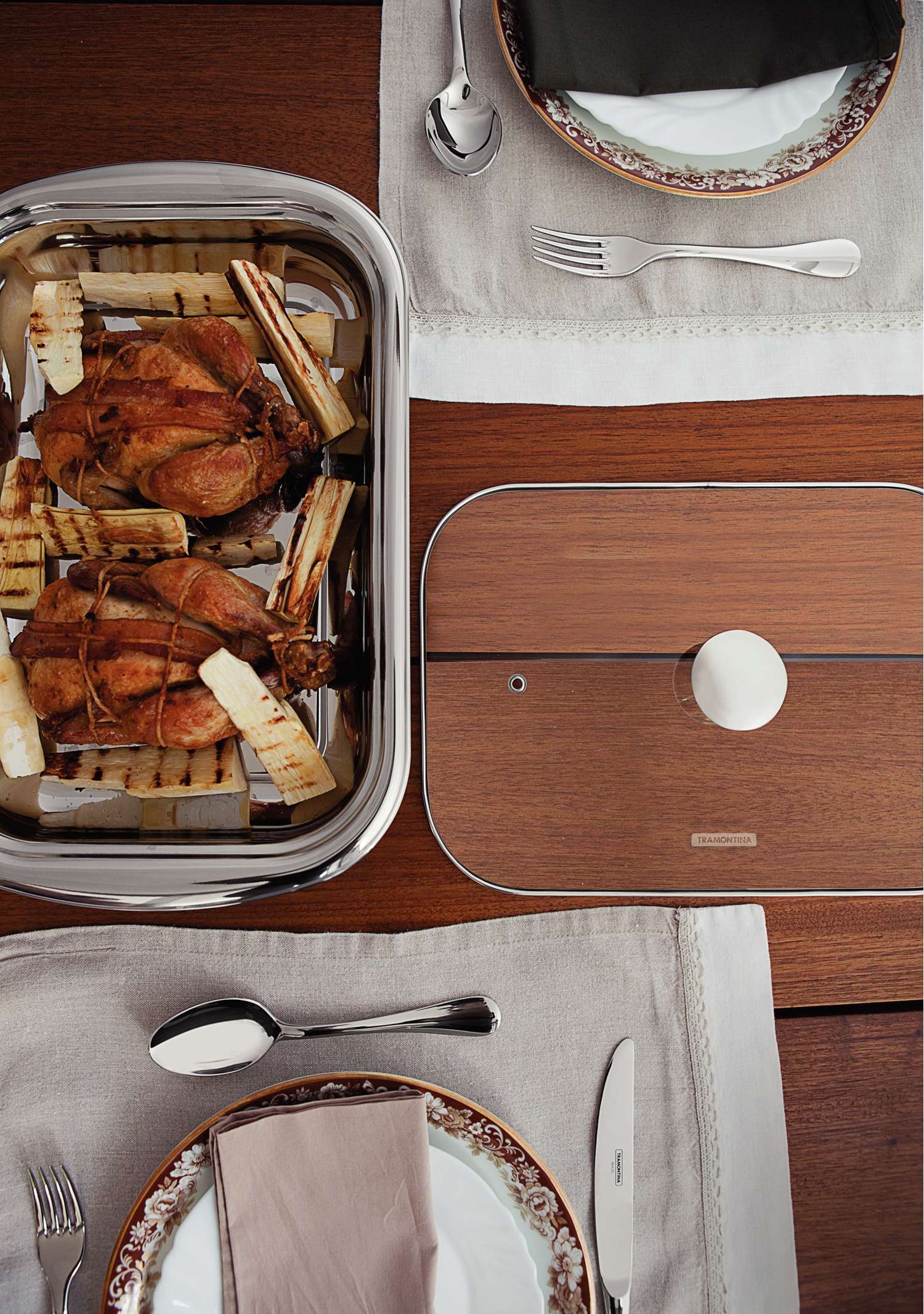 Tramontina Stainless Steel Prep Tray 52cm x 34cm (7.2 litres) - Image 9