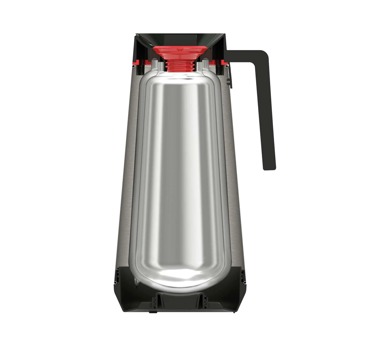 Tramontina Stainless Steel Thermal Flask (Black, 1.0l) - Image 3