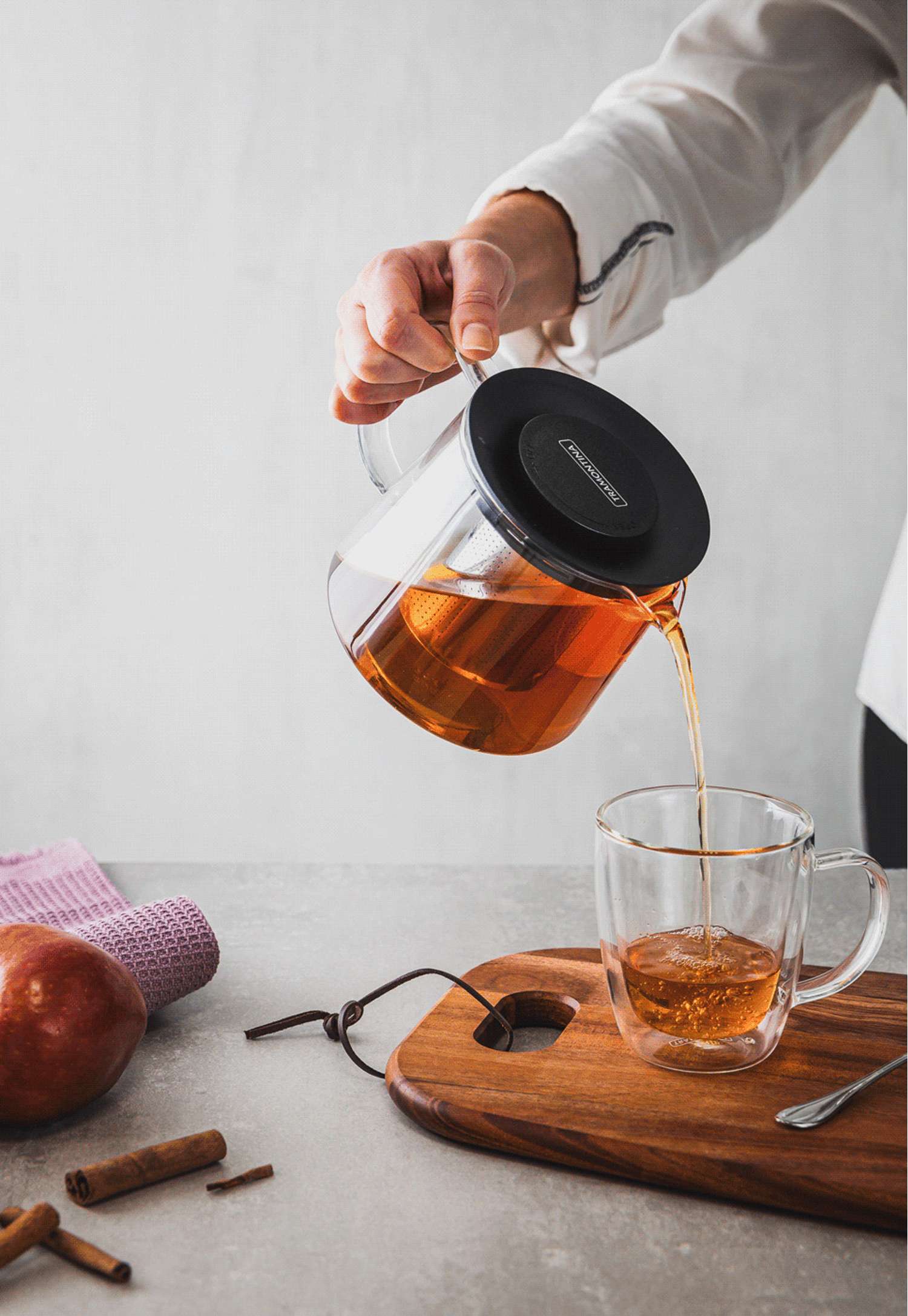 Tramontina Teapot with Infuser 900ml - Image 7