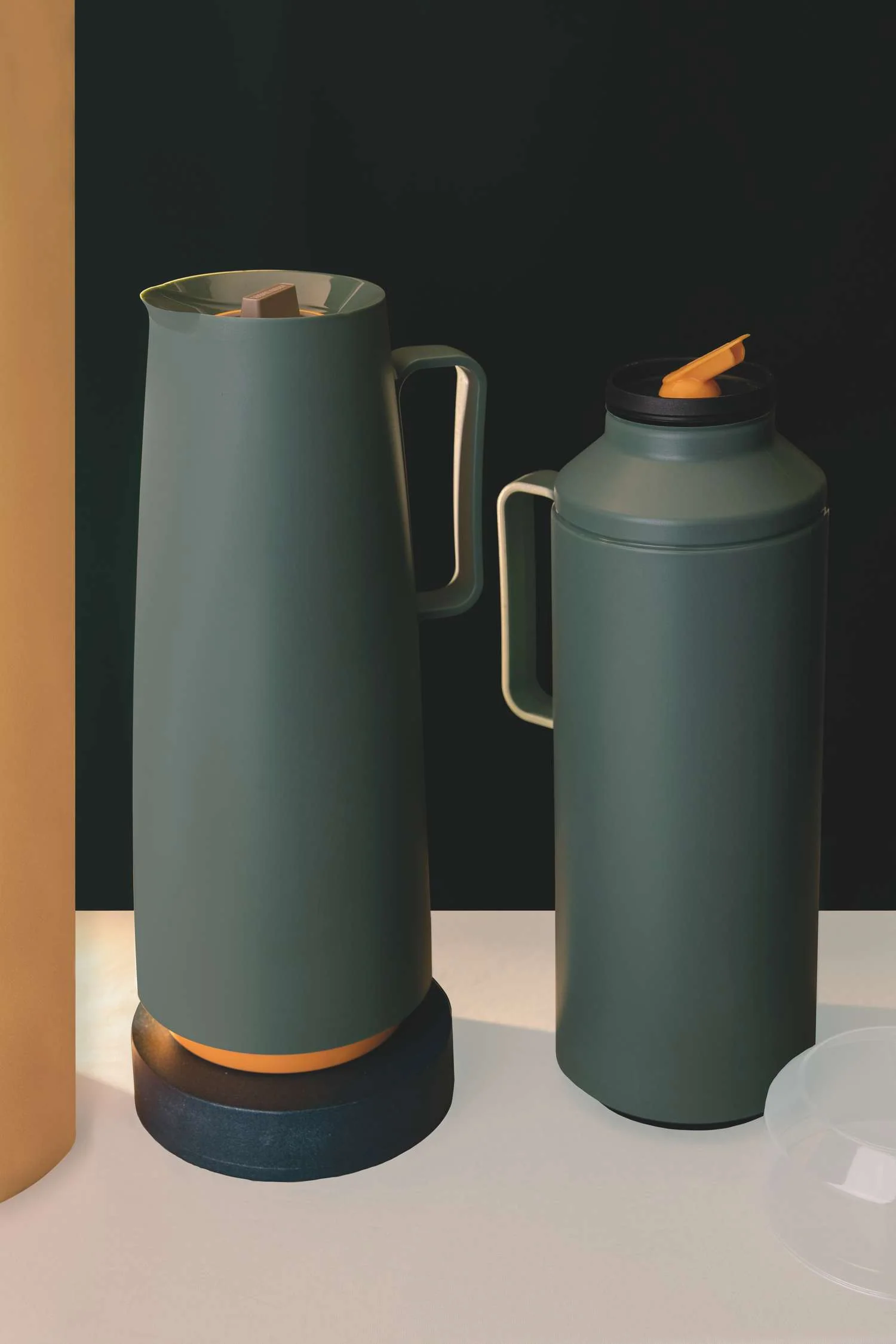 Tramontina Thermal Flask with Interior Glass Container (Olive Green, 1.0l) - Image 4