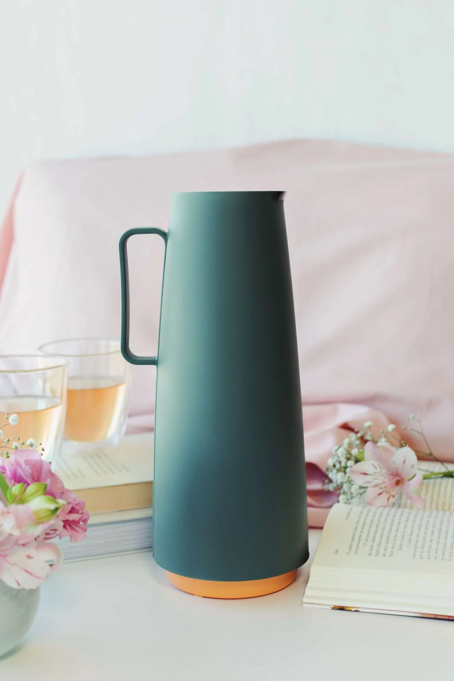 Tramontina Thermal Flask with Interior Glass Container (Olive Green, 1.0l) - Image 6