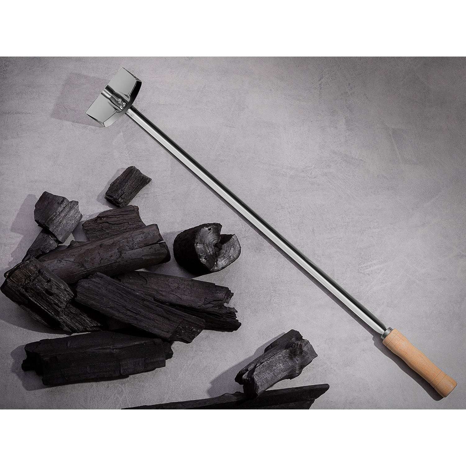 Tramontina Wooden Handle Ash Scraper 72.6 cm - Image 2