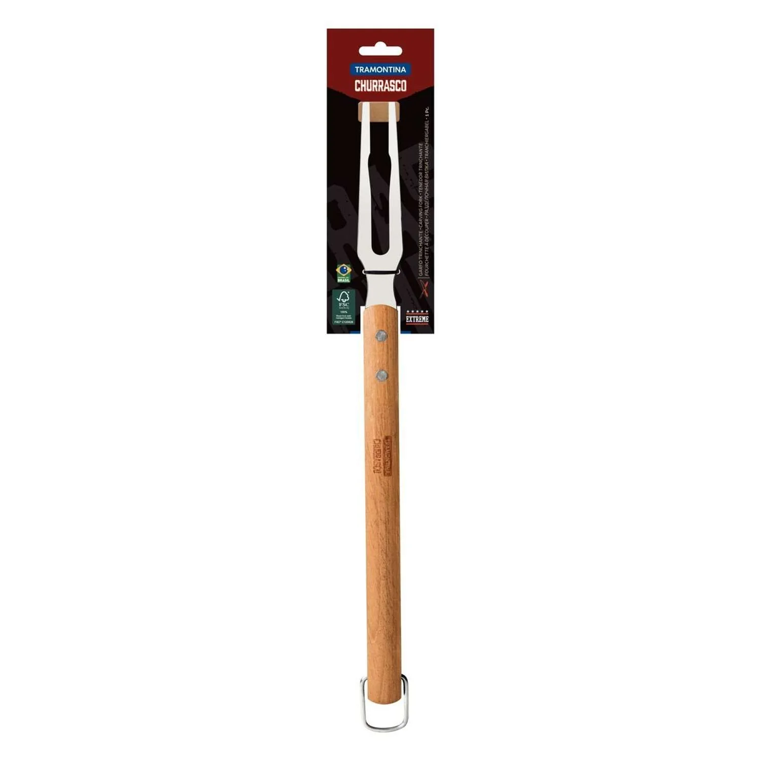 Tramontina Wooden Handle Carving Fork 47.1cm - Image 5