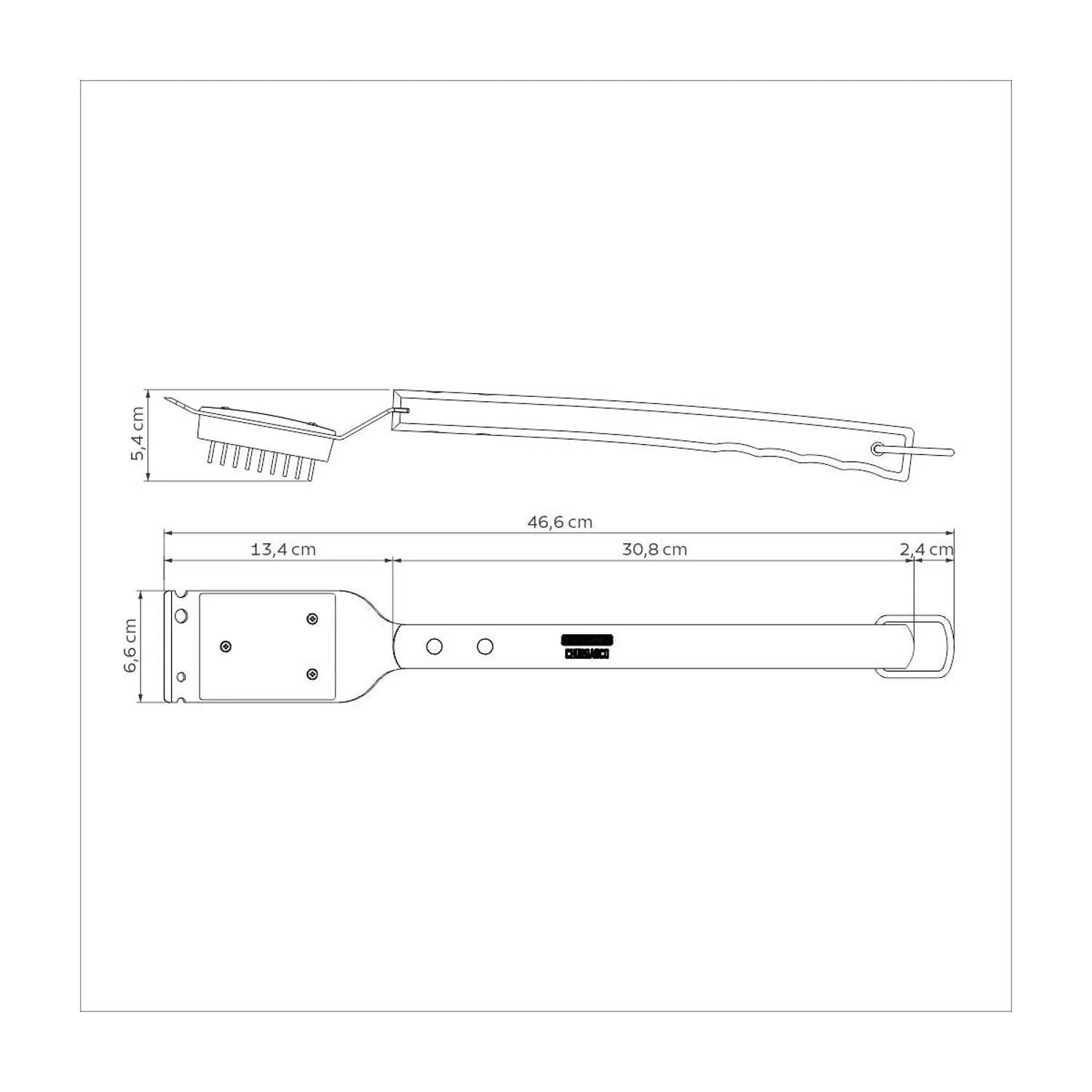 Tramontina Wooden Handle Grill Brush 44.3cm - Image 4