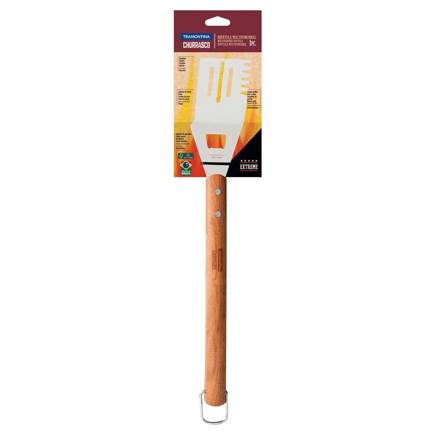 Tramontina Wooden Handle Spatula/Turner 47.8cm - Image 6